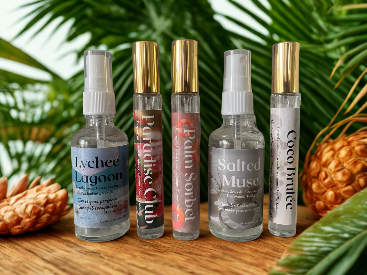 Tropic Muse - a tropical, fruity collection of summer scents