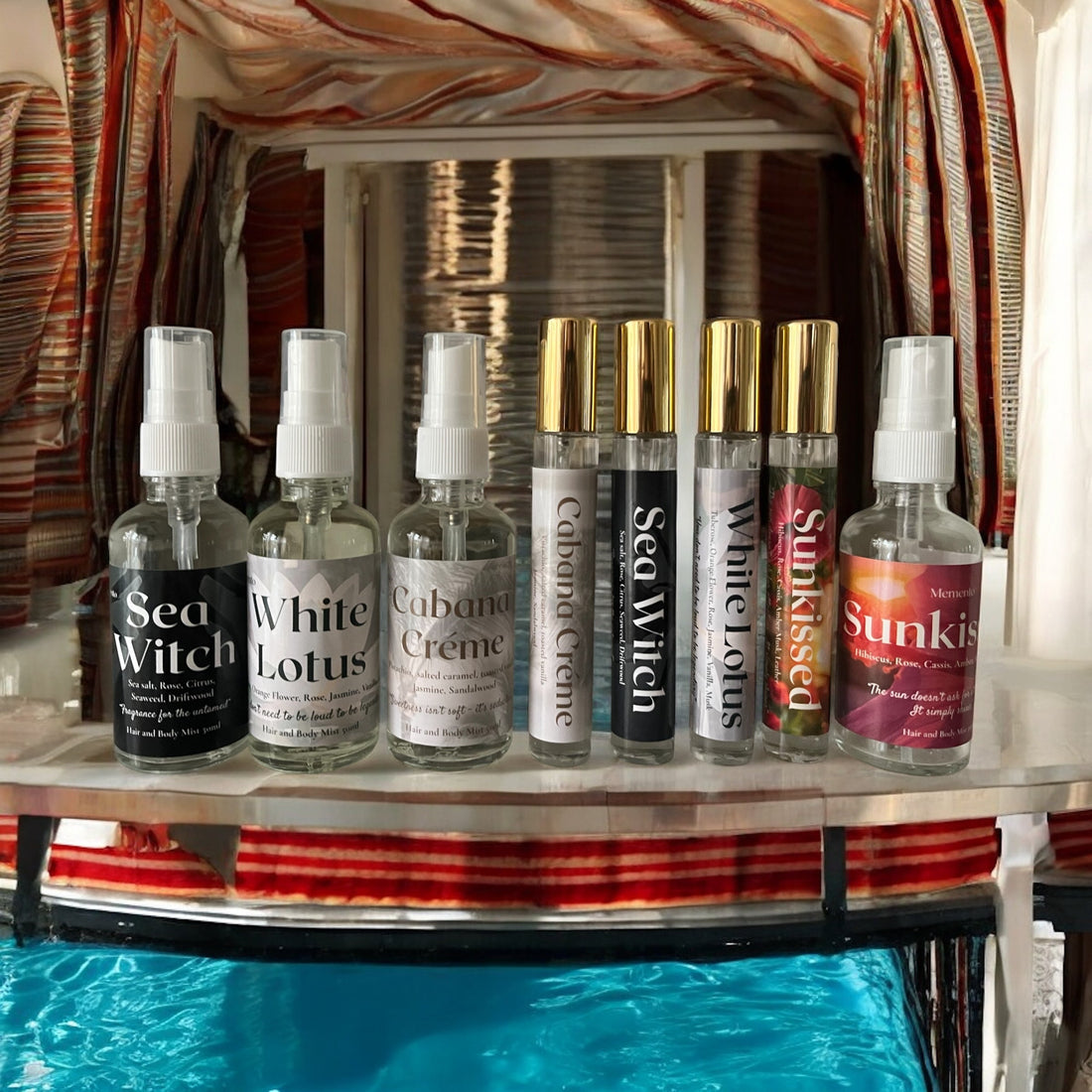 Layered escapes: how to cocktail scents from Tropic Muse & Velvet Cabana