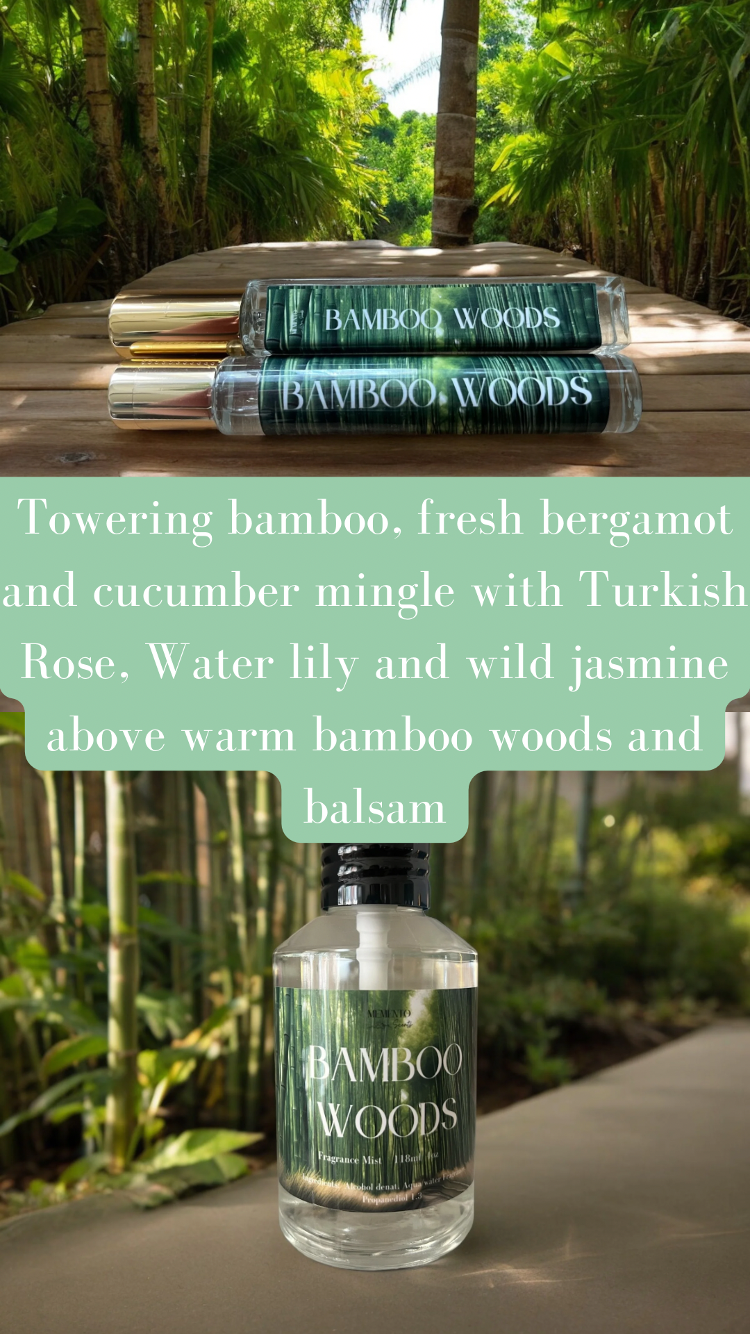 Bamboo Woods Parfum 10ml Travel Perfume Spray