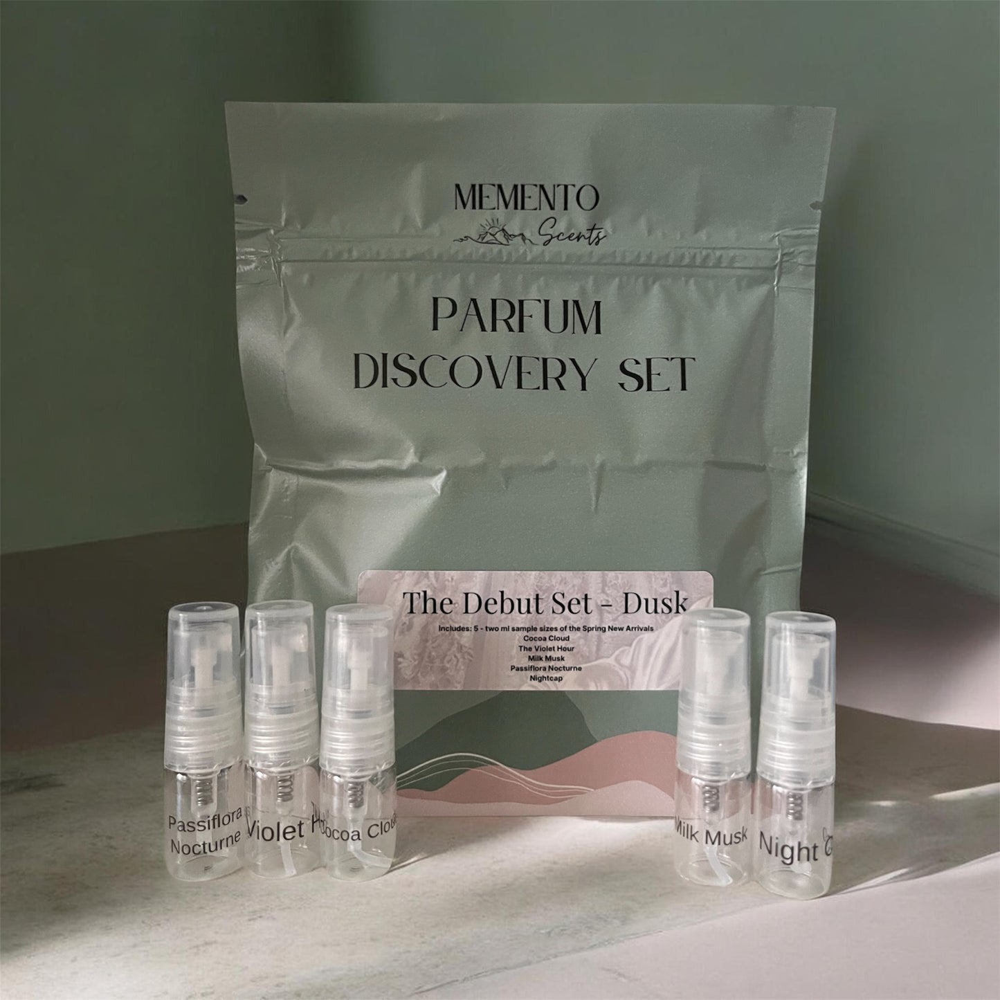 The Debut Set: Dusk Discovery Parfum Set