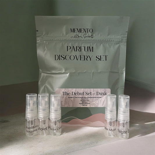 The Debut Set: Dusk Discovery Parfum Set
