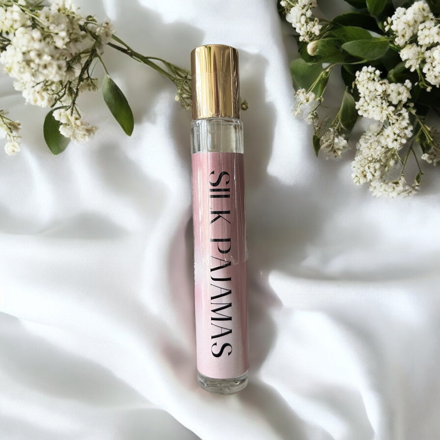 Silk Pajamas Perfume Oil Travel Size Rollerball 10ml